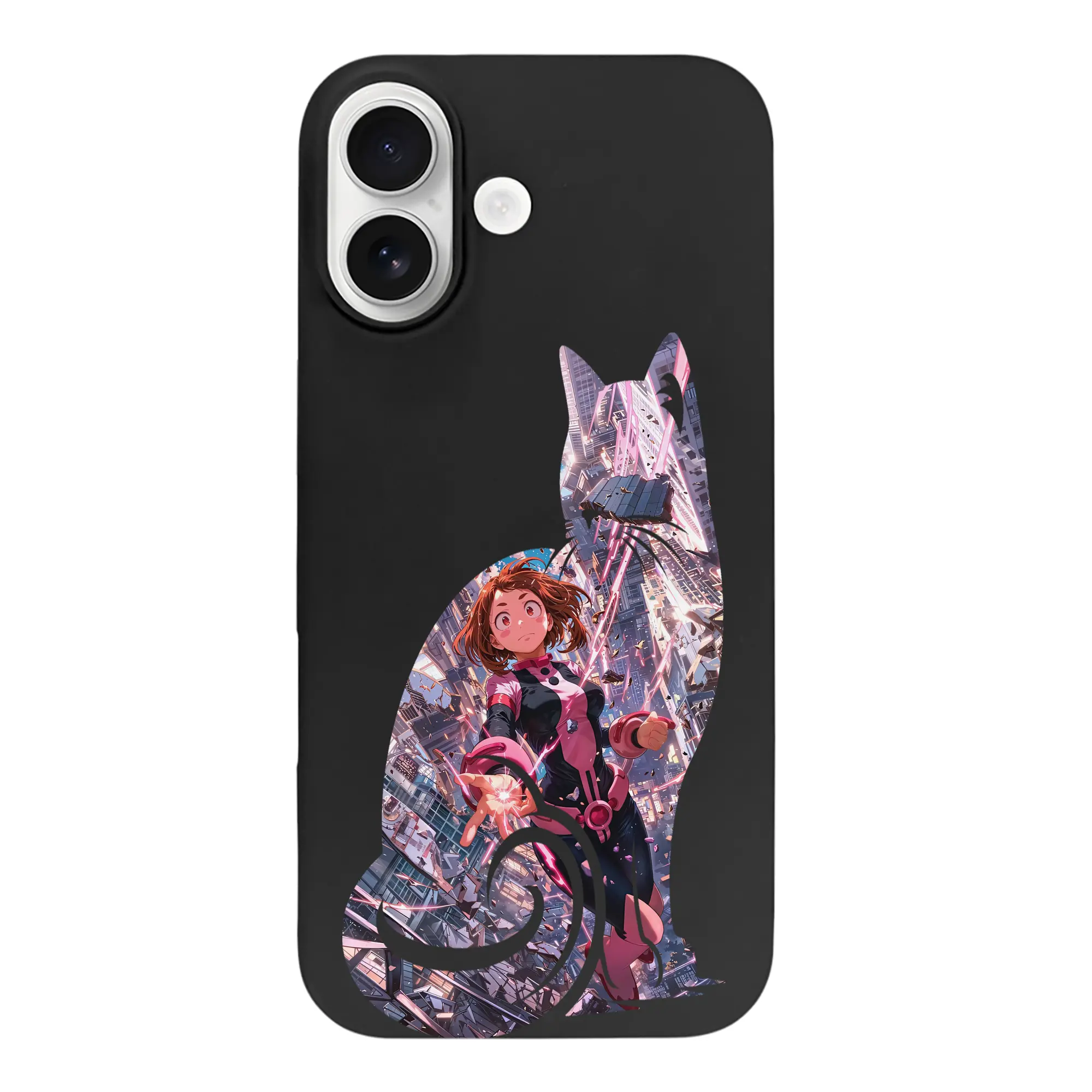 僕のヒーローアカデミア グッズ,麗日お茶子 - iPhone 17 シリーズ シリコンケース 薄型 耐衝撃 指紋防止 ソフトタッチカバー 精密フィット 傷防止 保護ケース iPhone 17/17 Air/17 Pro/17 Pro Max 対応